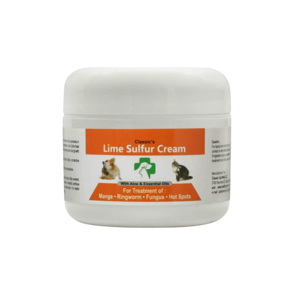 Lime Sulfur Dip – Concentrated Antimicrobial  Antiparasitic Solution for Itchy Skin, Mange, Ringworm  Dermatitis – Safe for Dogs, Cats, Puppies, Kittens, Horses, and Livestock