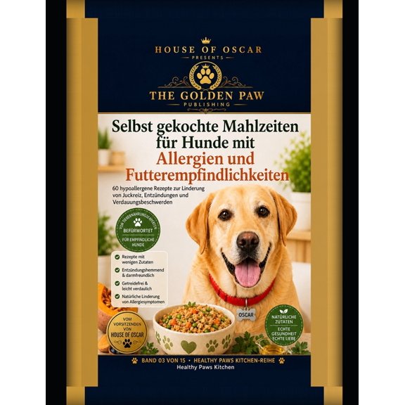 Healthy Paws Kitchen Selbst gekochte Mahlzeiten für Hunde mit Allergien und Futterempfindlichkeiten: 60 hypoallergene Rezepte zur Linderung v, (Paperback)