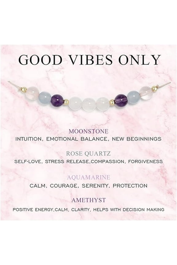 Healthy Pregnancy Gifts Natural Stone Bracelets for Pregnant Women,Protection Bracelet,Good Vibes Bracelet for Women,Expecting Mom,Mummy to Be Birthday Christmas Jewelry