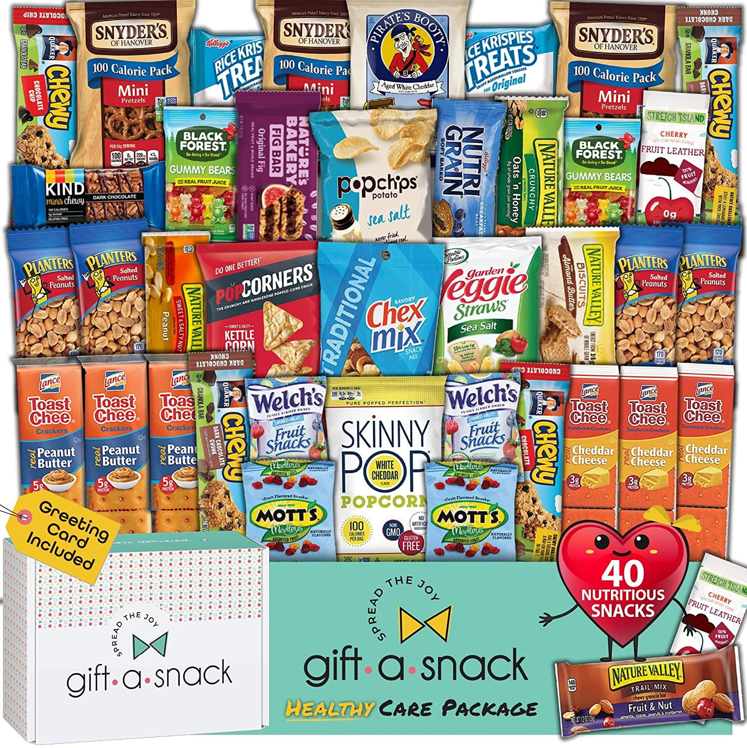 Snacks Variety Pack for Adults - Healthy Snack Bag Care Package