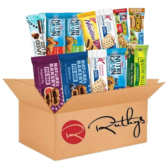 Healthy Snacks, Healthy Mixed Snack Box & Snacks Gift Variety Mix Pack  Arrangement for Grab and go, work, office or Home  Granola Bars, Care Package 62 Pack