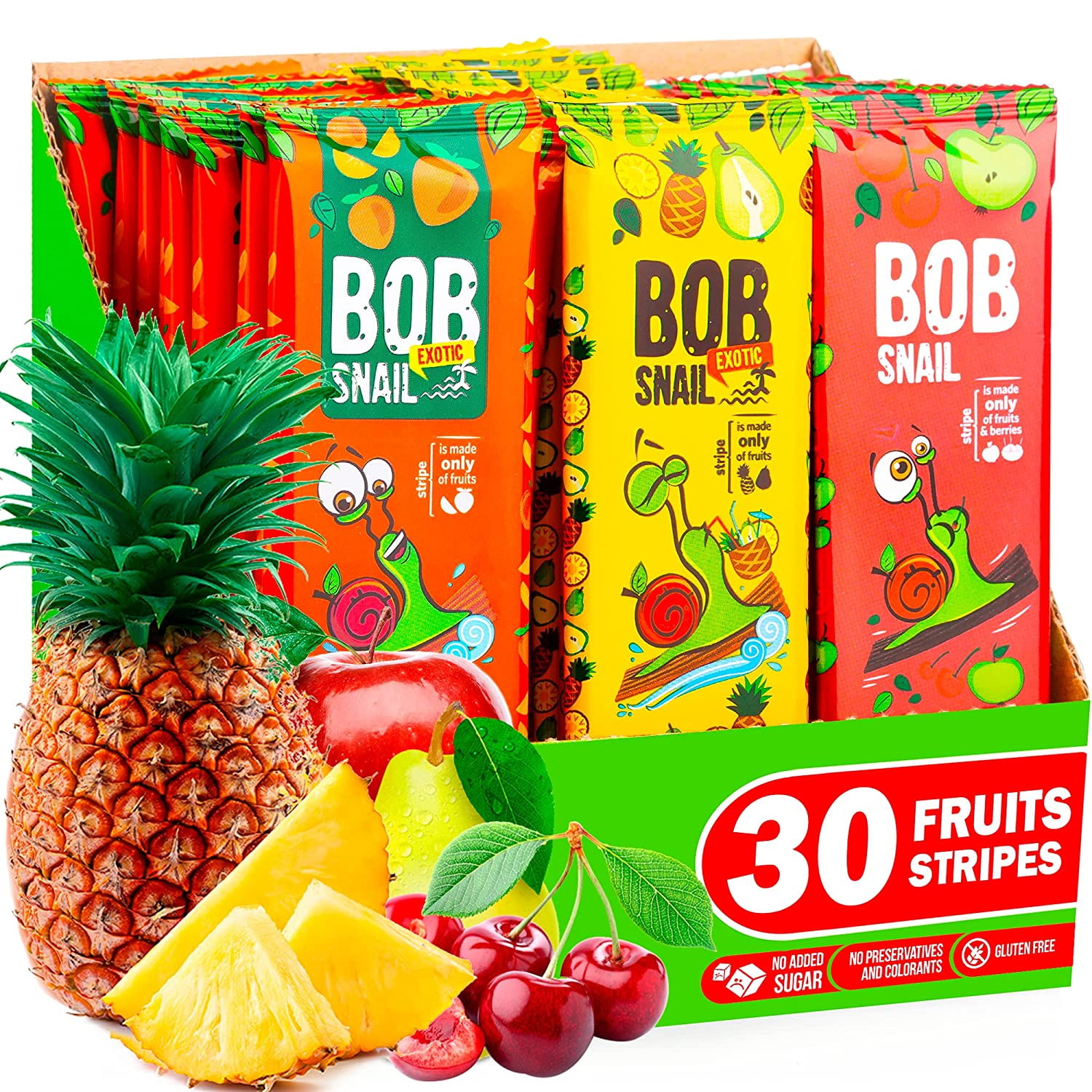 Fruit Strips Variety Pack 30 Count 6 Flavors Vegan Gluten | Desertcart