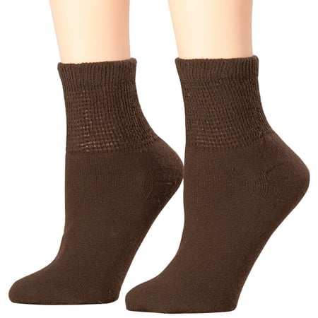 Healthy Steps 3 Pack Quarter Cut Diabetic Socks
