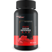 Healthy Sugar Defender Max - Our Best Sugar Support Supplement - Multi Action Blood Health Supplements - Circulation and Vein Support for Healthy Legs, Heart, and Body - Herbal Blood Capsules