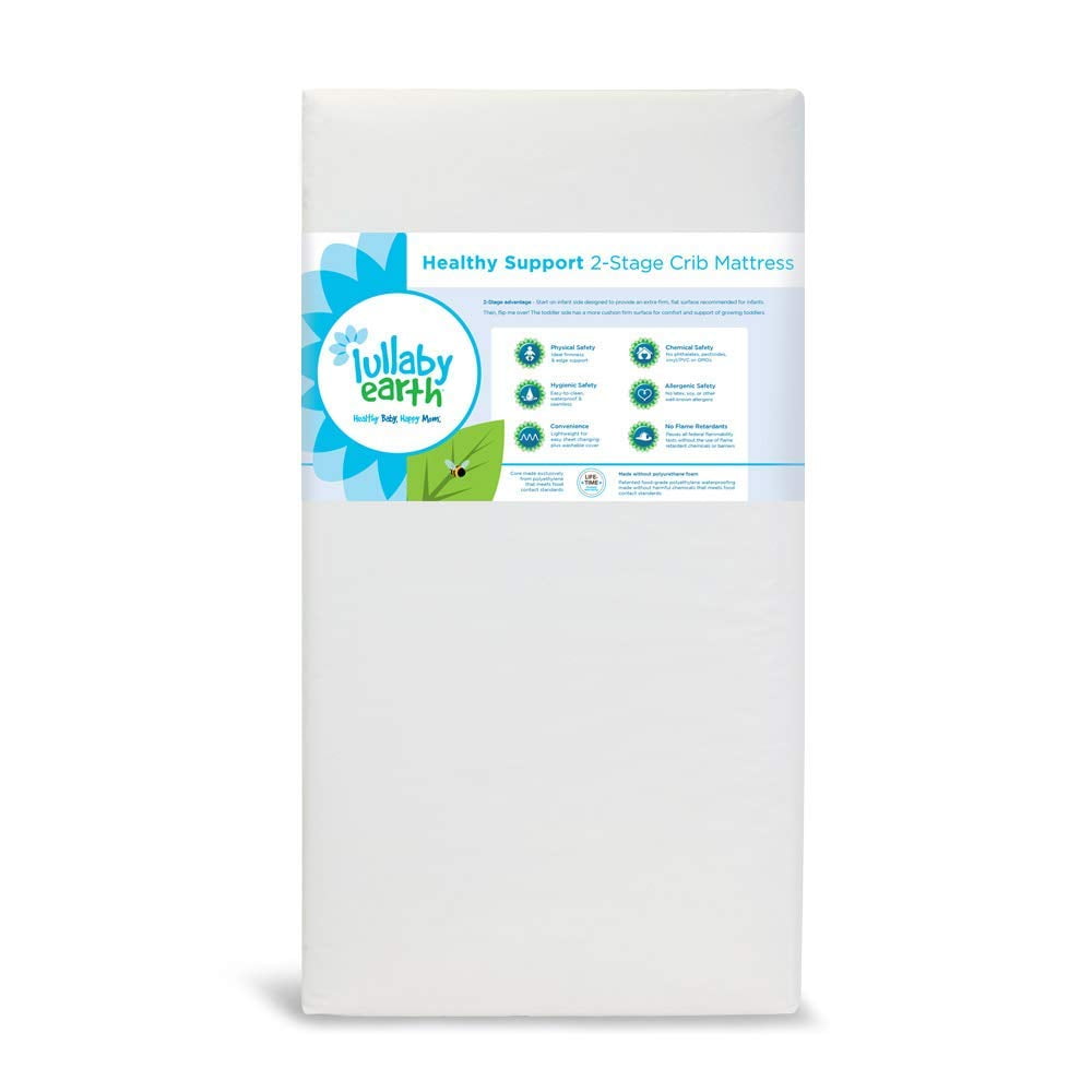 Healthy Support Baby Crib Mattress 2Stage Lightweight Infant Toddler