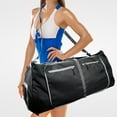 thumbnail image 1 of Healthy Track USA Big Training Bag for Women & Men Small Fitness Workout Sports Gym Duffle Bag with Multi Use Color Black, 1 of 6