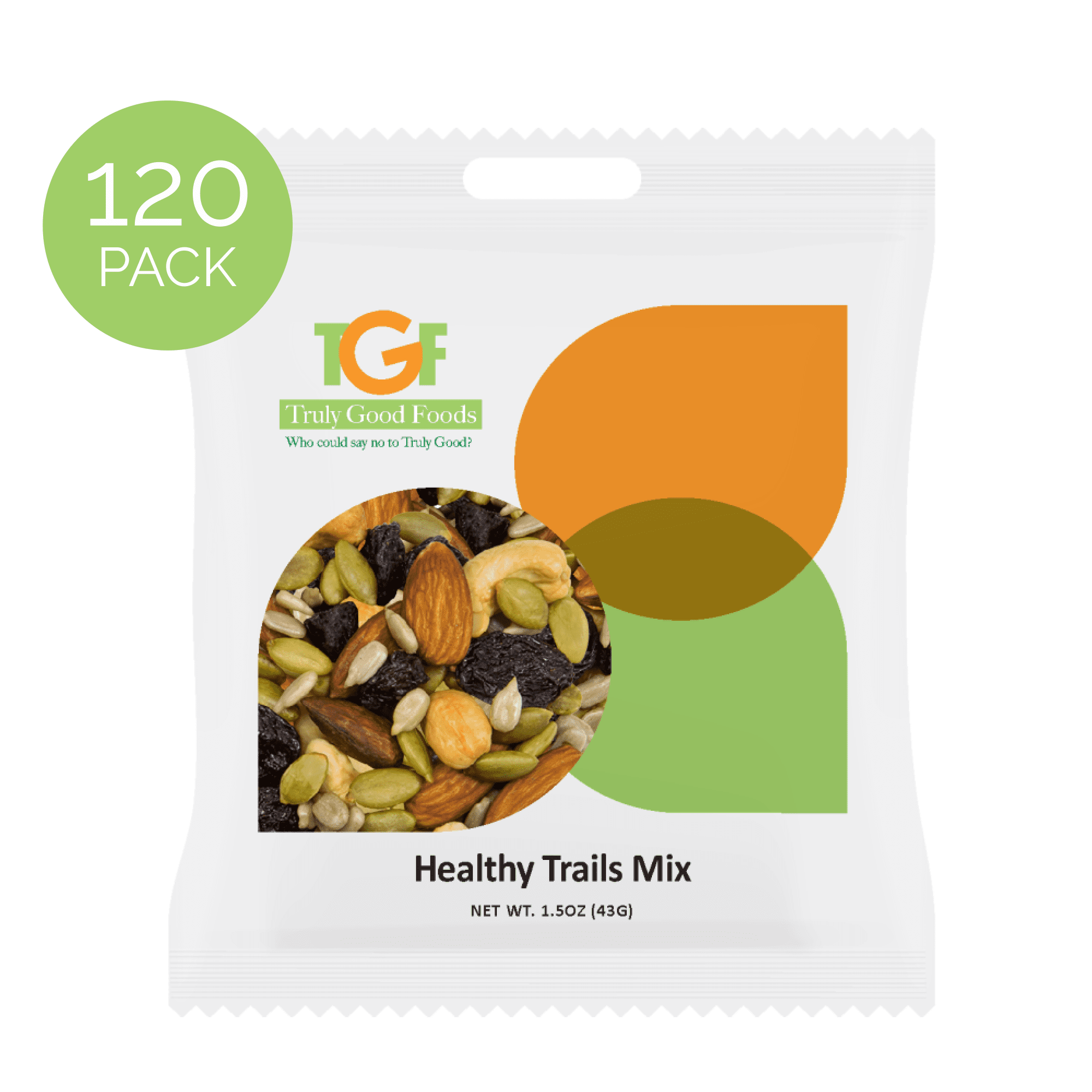 Healthy Trails Mix Mini Snack Bags, 1.5oz, 120-count