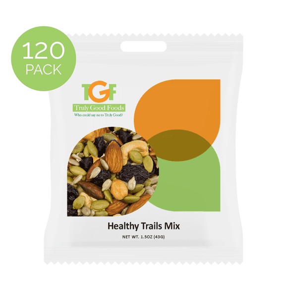 Healthy Trails Mix Mini Snack Bags, 1.5oz, 120-count