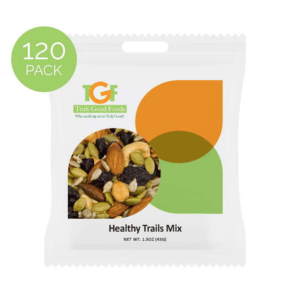 Healthy Trails Mix Mini Snack Bags, 1.5oz, 120-count