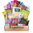 Healthy VEGAN Snacks Care Package NonGMO, Vegan Jerky, Protein Bars