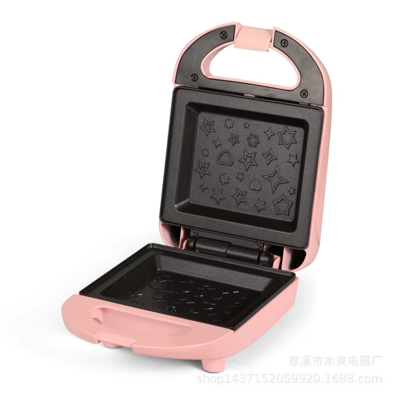 Healthy and Safe DoubleSided Heating 600W Mini Sandwich Maker for