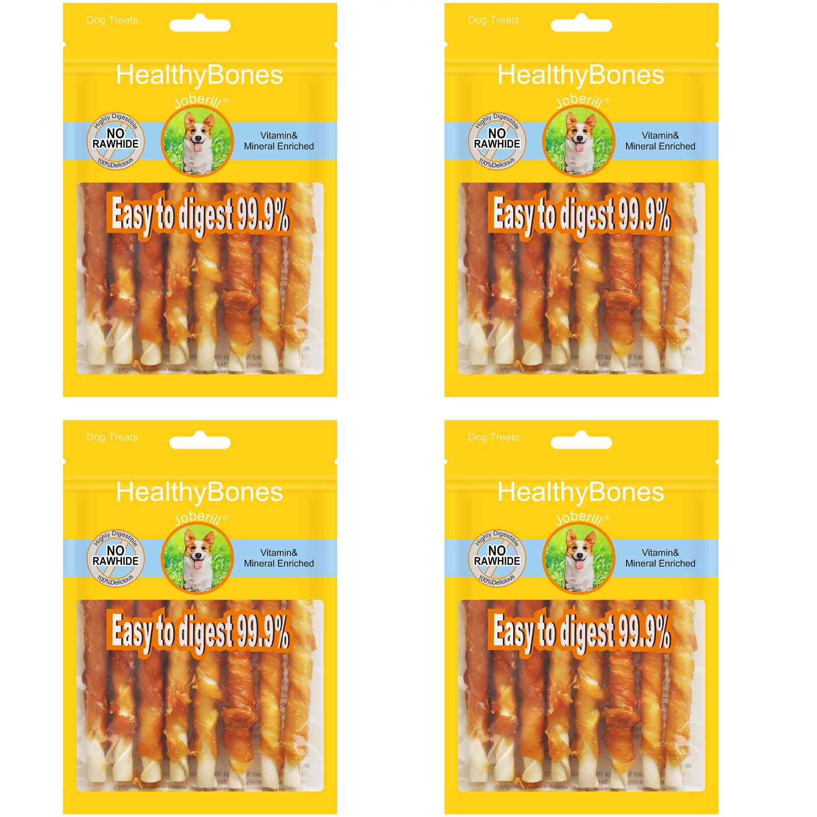 HealthyBones Chicken Breast Wrapped Natural Dog Treats for Australian