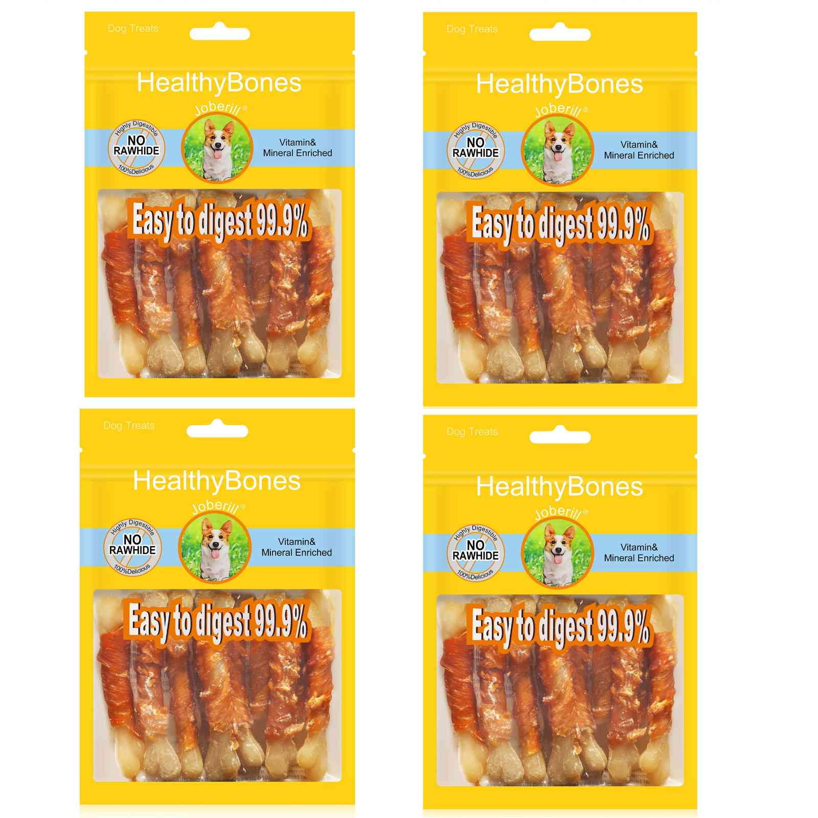 HealthyBones Rawhide Free Healthy Foods for Golden Retriever and Other