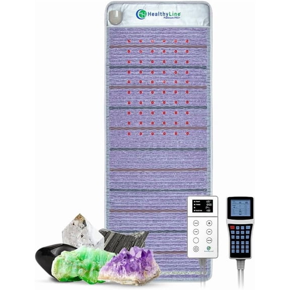 HealthyLine Platinum Gemstone Heating Mat for Back, Full Body, 74 x 28