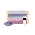 thumbnail image 1 of HealthyLine Rainbow Chakra Heated Pillow – 20” x 12” Far Infrared Neck Heating Pad with PEMF Therapy, 1 of 8