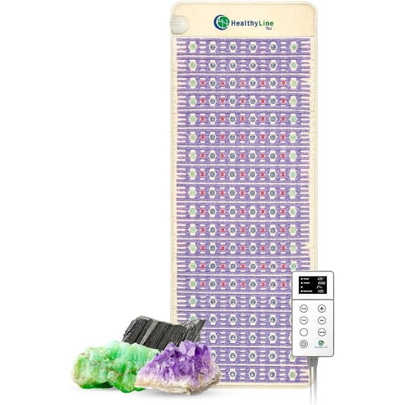 HealthyLine TAJ Half Queen Right Infrared Heating Mat, Gemstones, 80 x 30