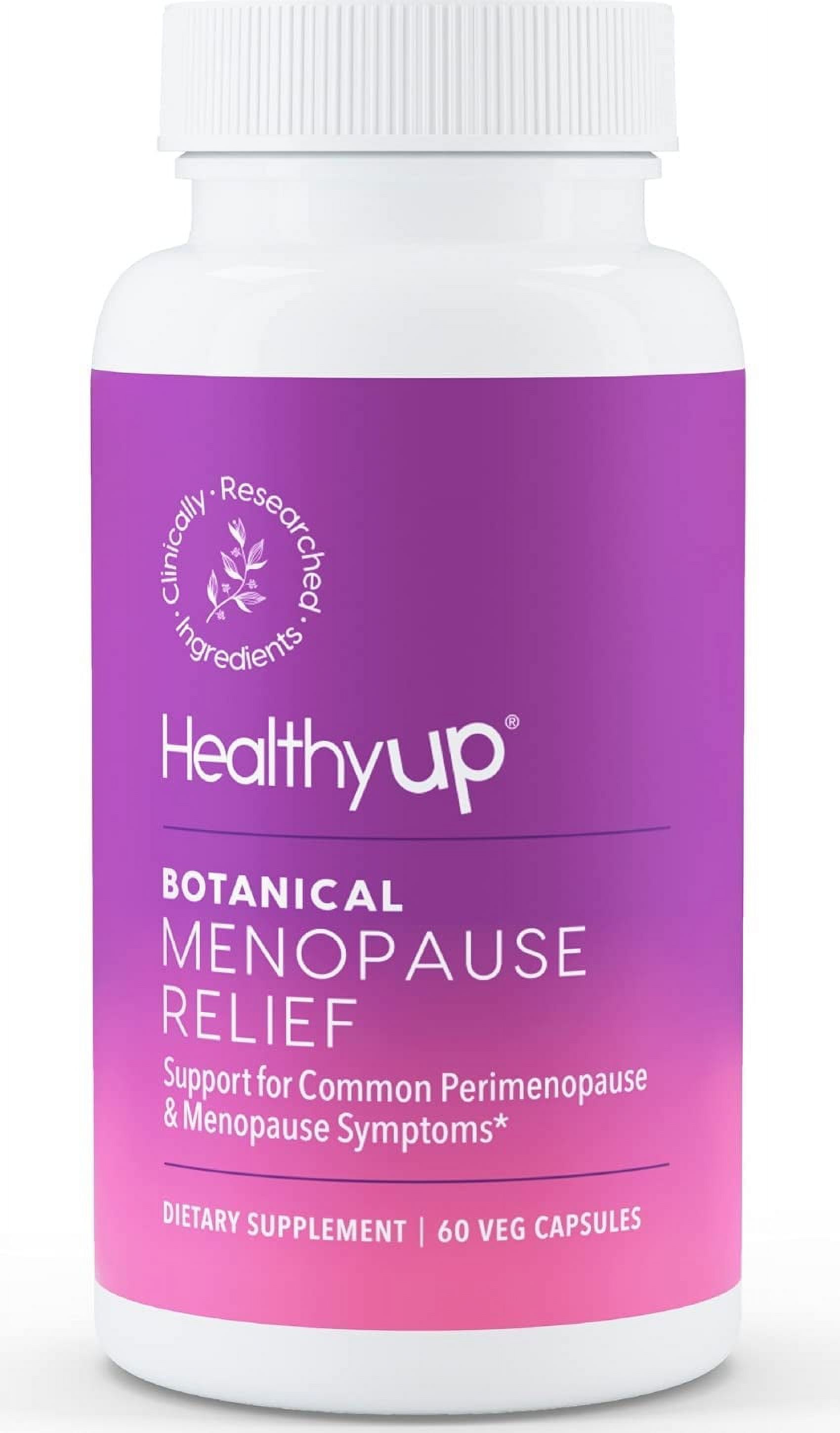 HealthyUp Botanical Menopause Relief Natural Supplements for Women