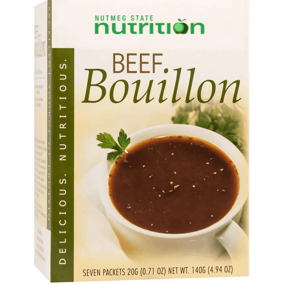 HealthyWise 15g Protein Soup - Beef Bouillon, 7 Servings Per Box