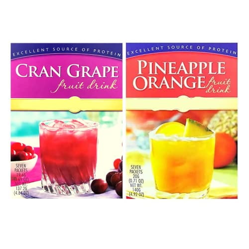 HealthyWise High Protein Diet Drink Cran Grape and Pineapple Orange