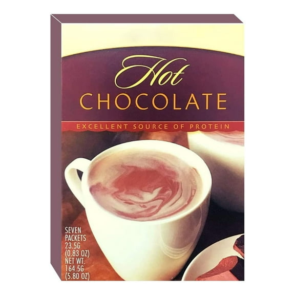 HealthyWise High Protein Hot Cocoa, Classic, Instant Low Carb, Low Calorie, 7 Servings