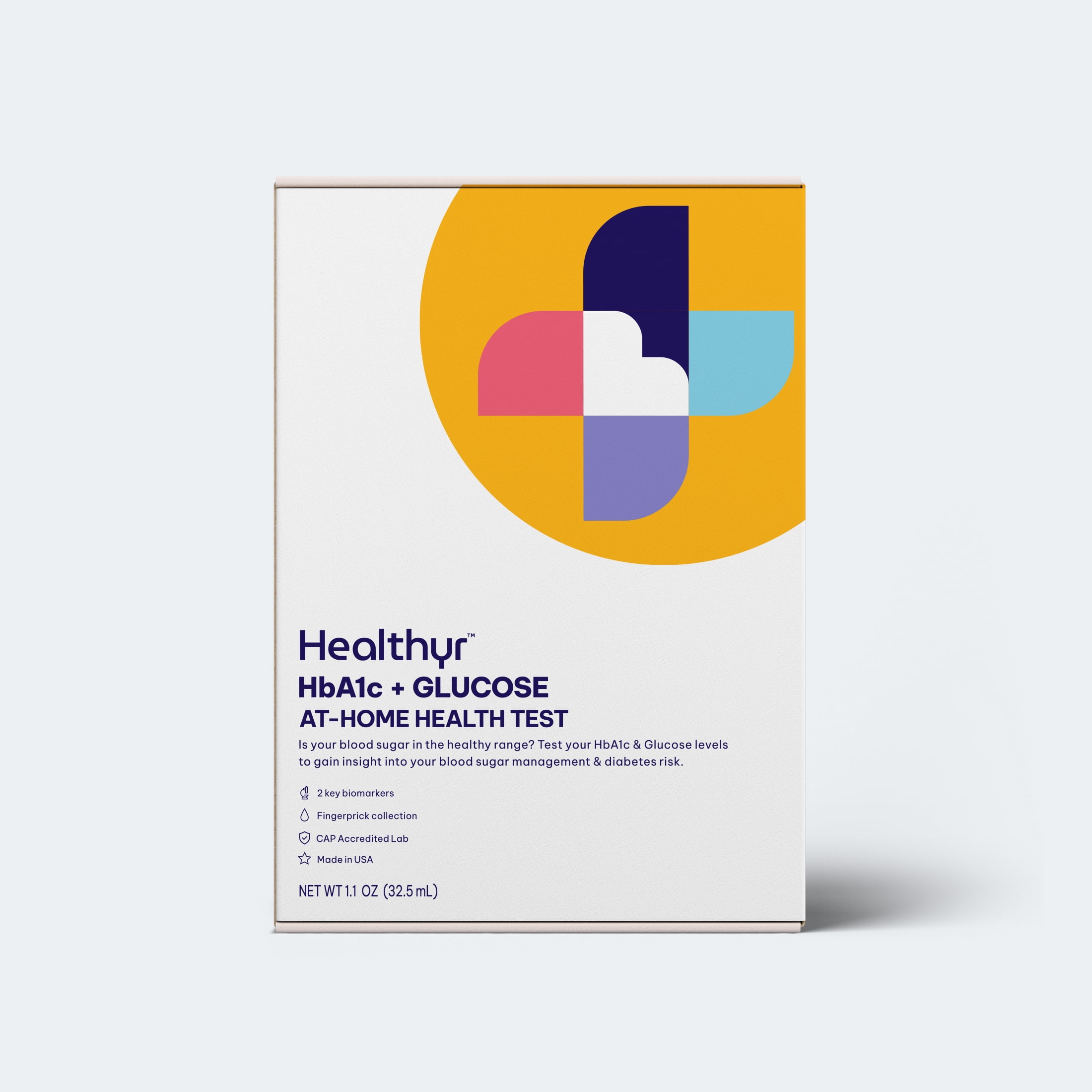 Healthyr's AtHome HbA1c and Glucose Test Kit