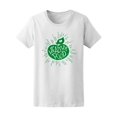 thumbnail image 1 of Healty Food Cute Apple Graphic Tee Women's -Image by Shutterstock, 1 of 2