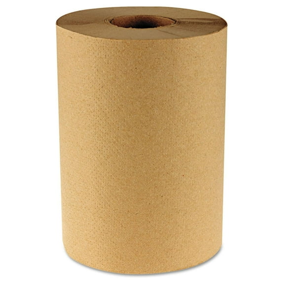 Heanday 6252 Hardwound Paper Towels, 8-Inch X 350ft, 1-Ply Natural, 12 Rolls/carton