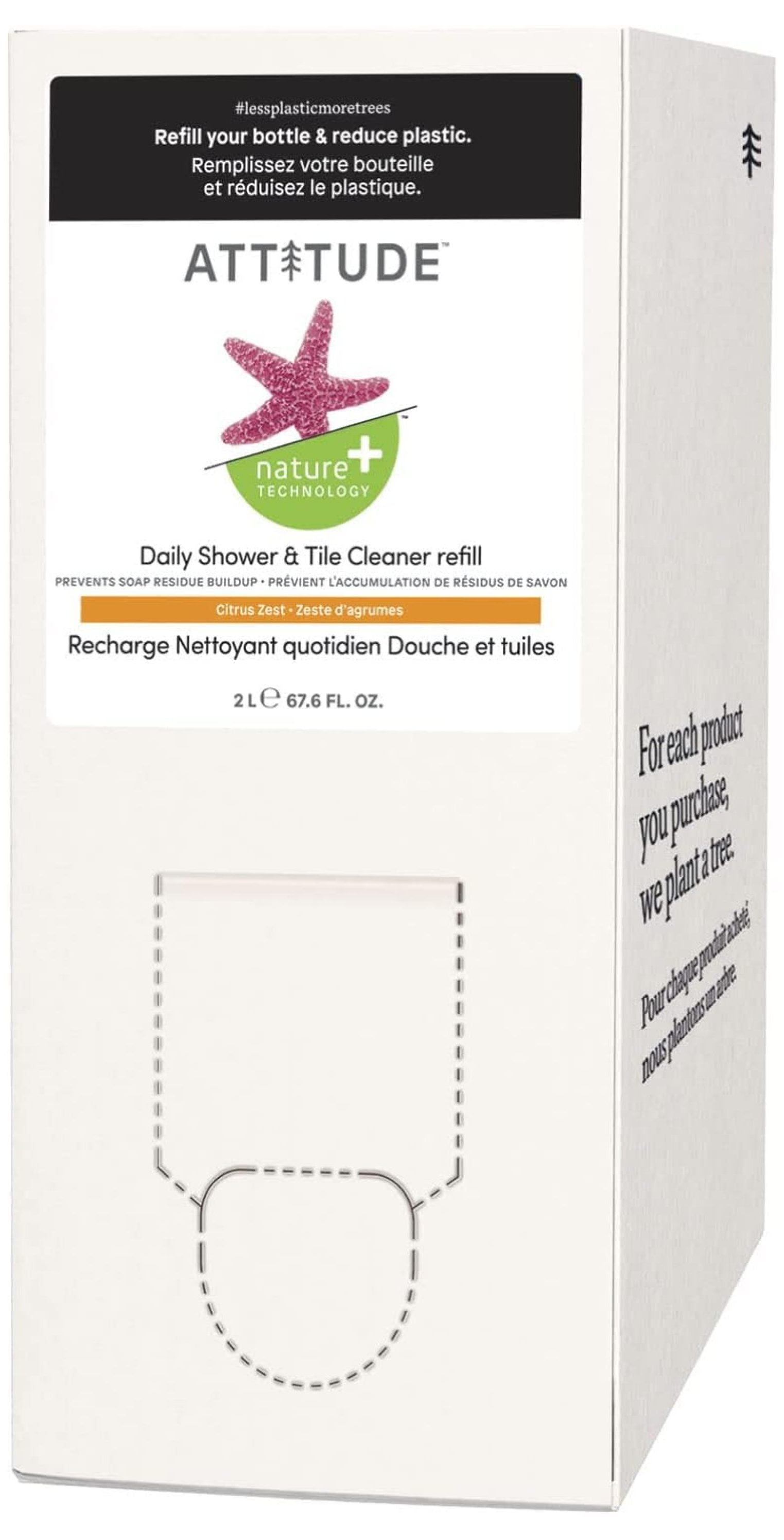 Heanday Daily Shower and Tile Cleaner, EWG Verified, Plant and Mineral