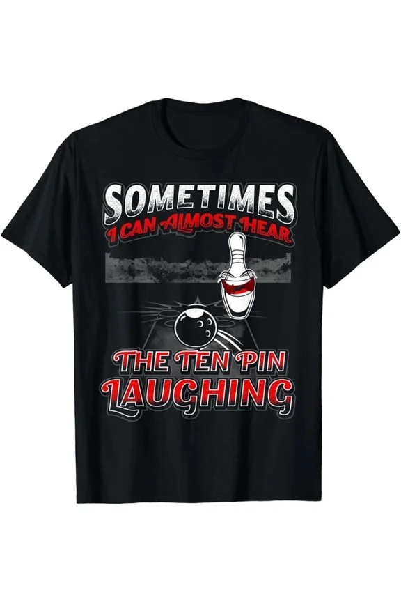 Hear 10 Pin Laughing Funny Bowling Shirt Unisex S-5XL Hot Trending Shirt Birthday Gift