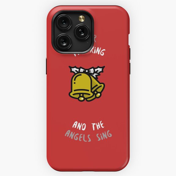 Hear The Ring Angel Sing Holiday Christmas Spirit iPhone Case 17 11 12 13 14 15 16 Pro Max