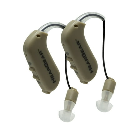 Lucid Hearing - HearGear 1 Pair Rechargeable Personal Sound Hearing Amplifiers - BEIGE