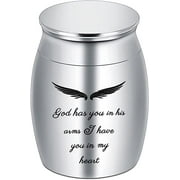 Hearbeingt Stainless Steel Mini Cremation Urns