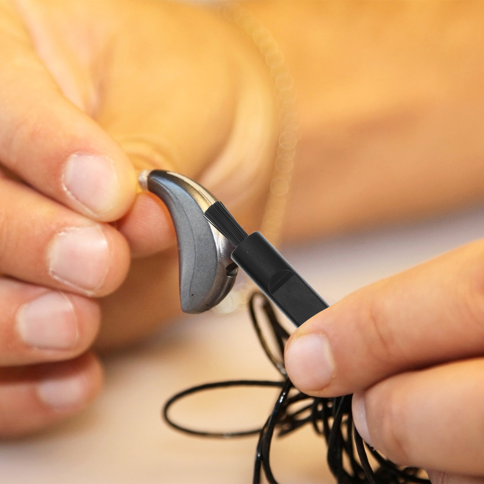 Hearing Aid Brushes 5pcs Hearing Aid Cleaning Brushes Hearing Amplifier