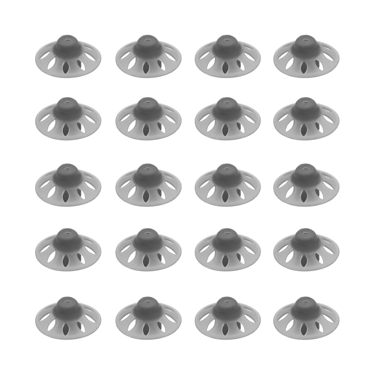 Hearing Aid Domes for & Paradise RIC BTE Models SDS 4.0 Open Dome 10mm 20 Pcs Pack,