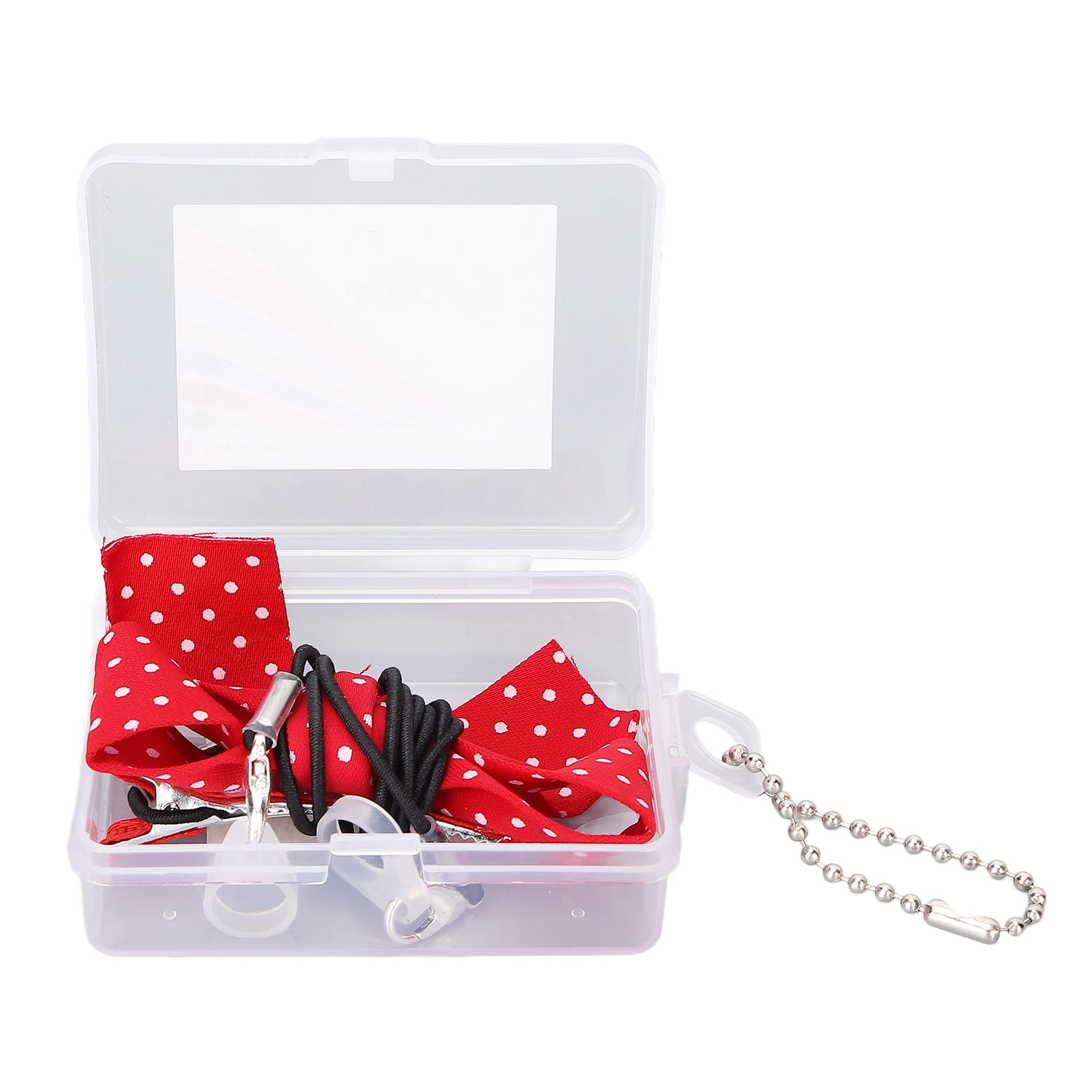 Hearing Aid Lanyard Cute Little Polka Dot Fabric Hairpin Type Hearing