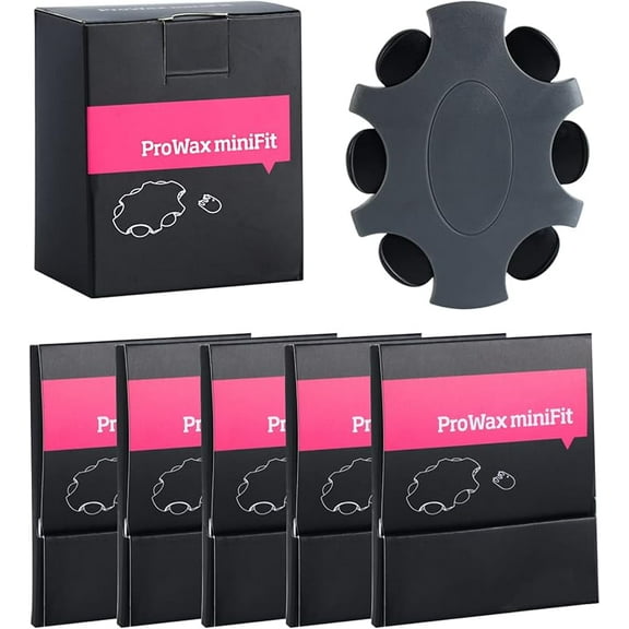 Hearing Aid Wax Guard Filters ProWax MiniFit Replacement Clear Cleaning kit Accessory for Oticon (4 Pack)，for Oticon ProWax MiniFit Replacement Wax Filters 5 PACK