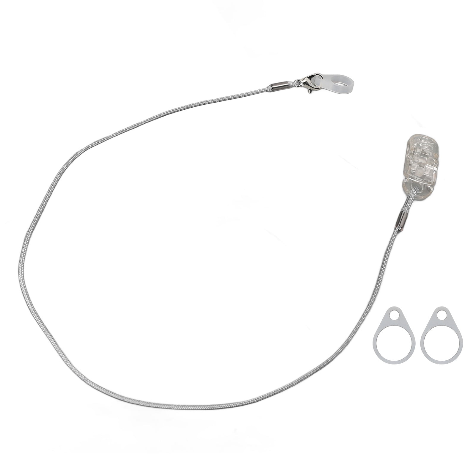 Hearing Aids Lanyard Single Ear Nylon Lanyard Hearing Aid Clip with 3