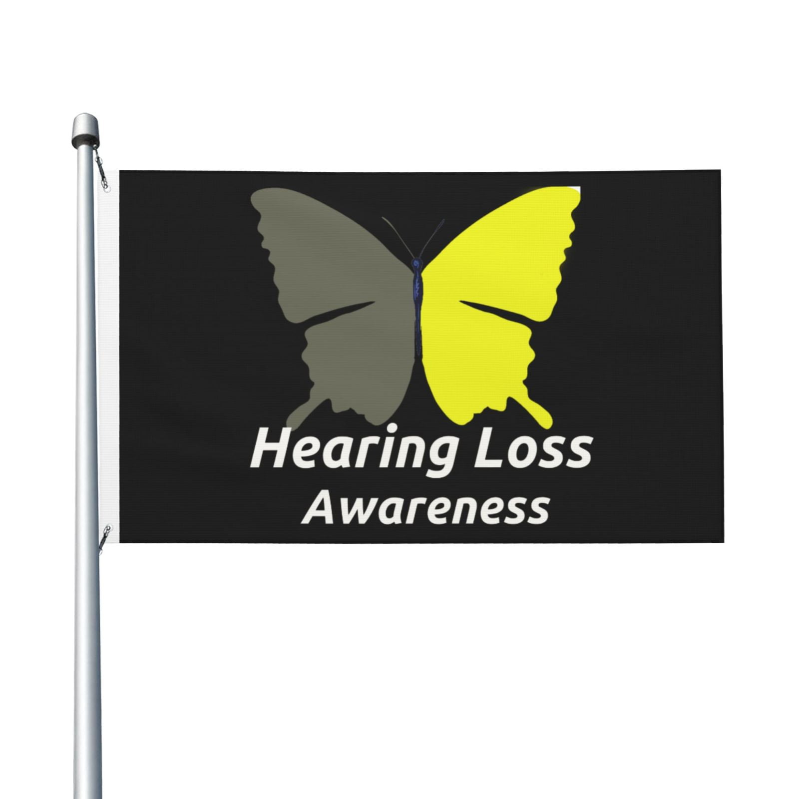 Hearing Loss Awareness Month Garden Flags 3 x 5 Foot Polyester Flag