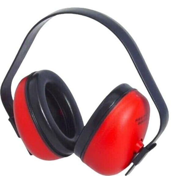 Hearing Protection Ear Muffs Construction Shooting Noise Reduction Safety - Red