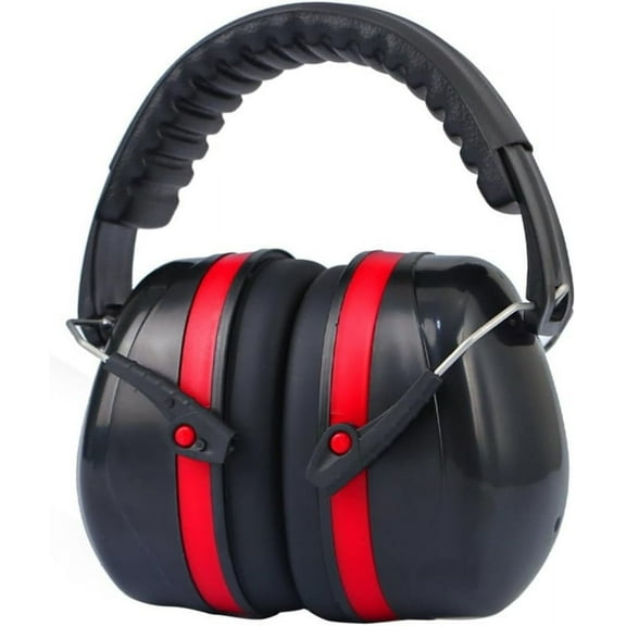 Hearing Protection Ear Muffs,NRR 28db Noise Cancelling for Shooting, Mowing, Construction,Red,lemon lime squeezer