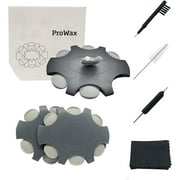 Hearing aid Wax Guards 2mm Replacement Wax Filters for Oticon ProWax Wax Traps, Hearing Amplifier Cleaning Brush kit Tools with Carry case 2pack, Light Gray