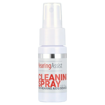 Hearing Assist - Cleaning Spray for Hearing Aids, 1.01 fl oz - White