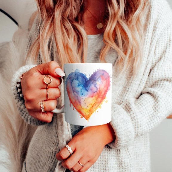 Hearoffee Mug, Coffee Cup, Hearup, Cute Mug, Mug Gift Idea, Gift Idea, Heart gift, Funny Mug, Heart.