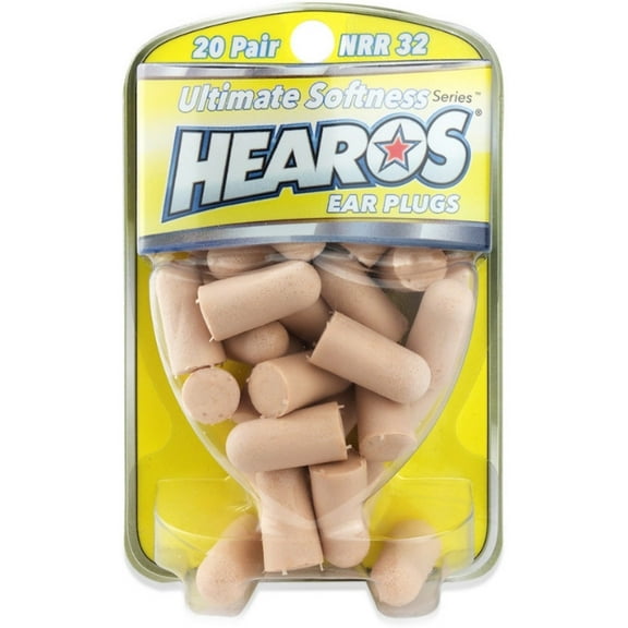 Hearos Ear Plugs, Ultimate Softness Series 20 pairs - (Pack of 2)