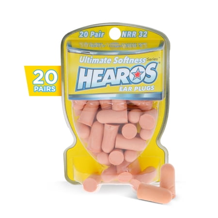 Hearos Earplugs Ultimate Softness, 20 Pair