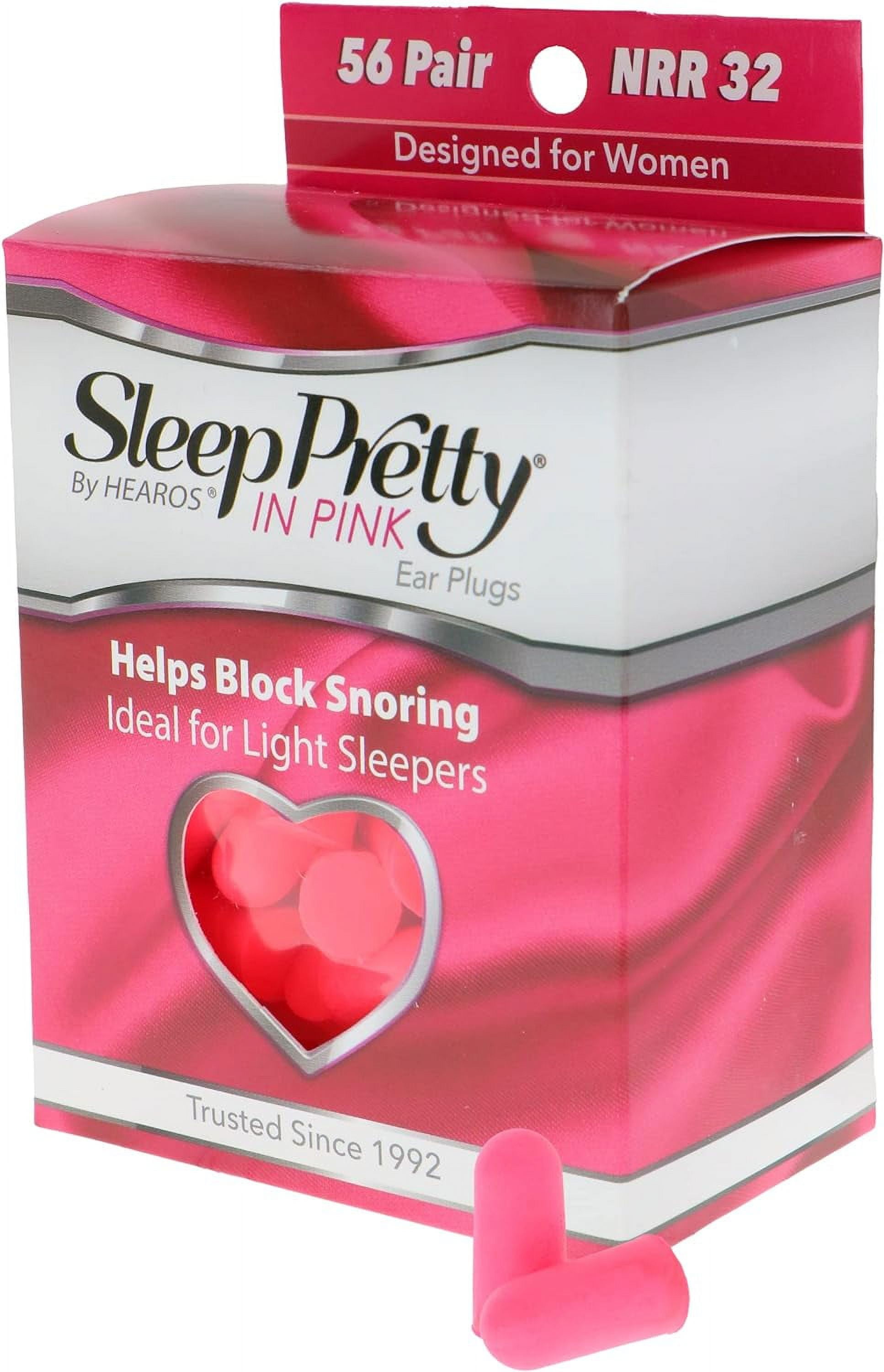 Hearos Sleep Pretty In Pink Earplugs, 56 Pair
