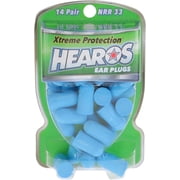 HEAROS Extreme Protection Ear Plugs, NRR 33 Foam Ear Plugs for Noise Reduction, Blue, 14 pairs