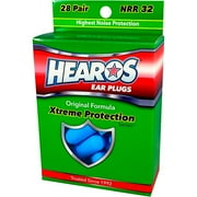 Hearos Xtreme Protection Earplugs, 28 Pair