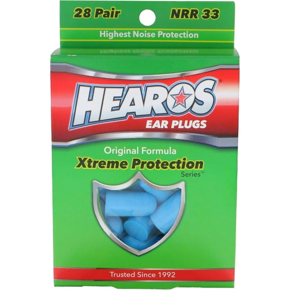 Hearos Xtreme Protection Earplugs, 28 Pair