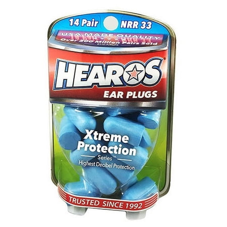 Hearos Xtreme Protection Series Ear Plugs - 14 Pairs